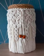 Lampion handmade - makrama