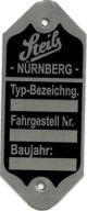 Tabliczka znamionowa STEIB Zundapp BMW DKW Awo EMW