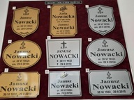Tabliczka nagrobna na grób na krzyż wzory kolory