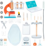 ZESTAW NAUKOWY DLA DZIECI 29 ELEMENTÓW LABORATORIUM ZABAWKOWY EDUKACYJNY