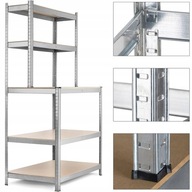 REGAŁ MAGAZYNOWY DO GARAŻU PIWNICY KOMÓRKI 180x100x60 SOLIDNY Z NADSTAWKĄ