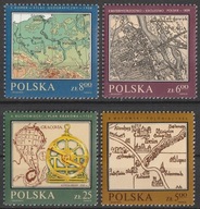 POLSKA - KARTOGRAFIA - 1982 - CZYSTE **