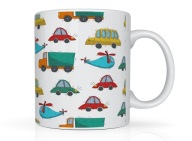 Kubek z nadrukiem AUTA dla dziecka na prezent urodziny