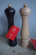 PEUGEOT CLERMONT MŁYNKI 2x ZESTAW sól pieprz DREWNIANE WOOD 24cm. NOWE