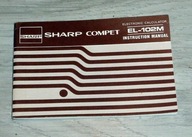 Kalkulator SHARP COMPET EL-102M - instrukcja obsługi.