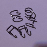 Srebrna nausznica srebrne nausznice boho rock punk