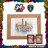 Straż Miejska: Warszawska Starówka w stylu pop-art – haft krzyżykowy