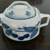 Cukiernica niebieskie wiśnie Krautz Teplitz czeskie Teplice lata 20/30 XX w