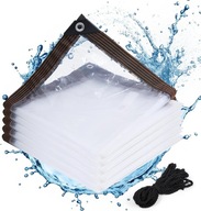 PLANDEKA TARASOWA OGRODOWA DUŻA OSŁONA PLANDEKA 260 G/M2 2 X 4M