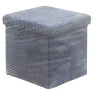 PUFA PUF SIEDZISKO ZE SCHOWKIEM SZATY POPIEL