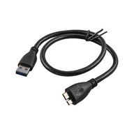 Kabel USB - microUSB 3.0 czarny 1,2m