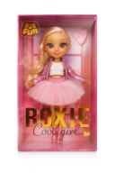 ROXIE COOL GIRL Lalka jasny blond w tęczowej spódnicy ELEFUN 3+