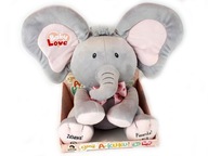 INTERAKTYWNY SŁOŃ SŁONIK MASKOTKA A-KUKU MÓWI I ŚPIEWA PO POLSKU