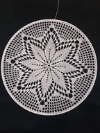 Łapacz snów średnica 30 cm biały