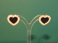 Eleganckie kolczyki w kształcie serca