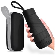 PARASOL MINI SKŁADANY MANUALNY PARASOLKA MAŁA KOMPAKTOWY KIESZONKOWY ETUI