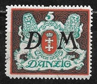 $WOLNE MIASTO GDAŃSK WMG URZĘDOWE Fi U21* / abklacz WYDANIE PRZEDRUKOWE