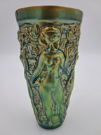 ZSOLNAY Török – kubek eozynowy lata 60, porcelana kolekcjonerska