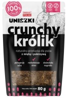 UNISZKI Crunchy Królik smaczki naturalne mięta pokrzywa 80 g