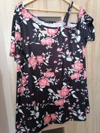 BLUZKA LETNIA EMERY ROSE 46 3XL FLORAL