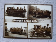 SŁOWACJA WĄSKOTOROWA ORAWSKA KOLEJKA LEŚNA PAROWOZY