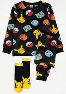 POLAROWA PIŻAMA POKEMONY + SKARPETKI George 13-14L