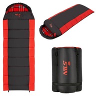 CIEPŁY ŚPIWÓR na ujemne temperatury trudne warunki BARDZO GRUBY + pokrowiec