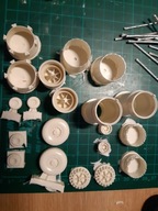 Żywica F-111 dysze + koła 1/48