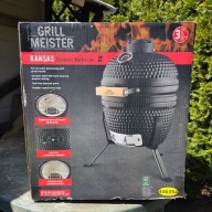 GRILL CERAMICZNY WĘGLOWY Z POKRYWĄ