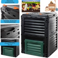 DUŻY Kompostownik D&S Vertriebs 300L Odporny na warunki - DOMOWE GRZĄDKI