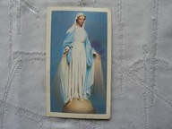 STARY OBRAZEK KOLĘDOWY MATKA BOŻA