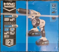 Wiertarko-wkrętarka MacAllister 18 V 550 W MST18-Li + latarka MSCD18-Li-2