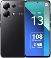 Smartfon Xiaomi Redmi Note 13 4G 8/256GB 108MP 120Hz + Ładowarka Czarny