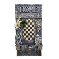 PANEL OZDOBNY wazon świecznik półka wieszaki 30x60