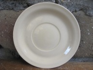 KREMOWY Spodek/Podstawka pod Filiżankę lub Kubek_Porcelit TUŁOWICE PRL