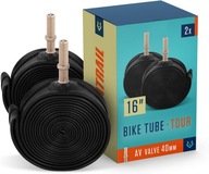 DĘTKA ROWEROWA ALPHATRAIL 16 CALI MTB RICK WENTYL AV 40MM KOMPLET 2SZT a677