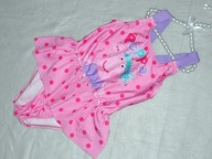 Strój kąpielowy jednoczęściowy Peppa Pig falbanka 116 cm #107