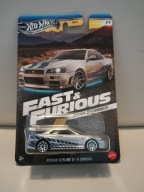 Model Silver series Fast & Furious Brian O'conner Nissan Skyline GT-R BNR34