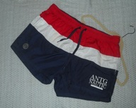 Spodenki męskie plażowe, szorty kąpielowe wewnątrz siateczka XXL #169