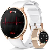 Smartwatch Lazird DAMSKI ZEGAREK EKG AMOLED ROZMOWY BMI HRV złoty
