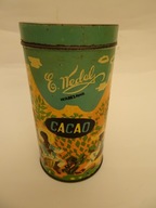 Wedel, stara puszka po kakao, puszka Prl, vintage, stara puszka Prl