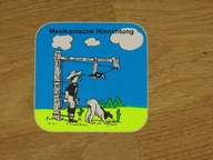 Meksykańska egzekucja oryginalna naklejka z PRL