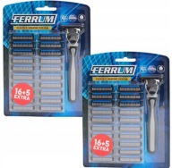 2x MASZYNKA DO GOLENIA 21 sztuk 3 OSTRZA GOLARKA Z ZAPASEM OSTRZY