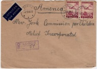 Fi 398 na kopercie listu lotniczego, gwarancja Walocha