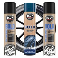 CZERNIDŁO NABŁYSZCZANIE PIELĘGNACJA DO CZYSZCZENIA OPON KÓŁ 600 ML K2 BOLD