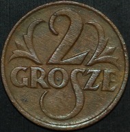 2 grosze 1927 - przyzwoity egzemplarz