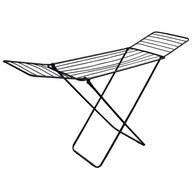 CZARNA SUSZARKA NA PRANIE, BIELIZNĘ SKŁADANA WYTRZYMAŁA WOLNOSTOJĄCA DUŻA