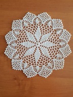 SERWETA SERWETKA SZYDEŁKOWA Z KORDONKA /RĘKODZIEŁO ROBÓTKI RĘCZNE SZYDEŁKO