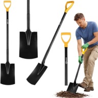 SZPADEL PROSTY TRZONEK METALOWY 115 CM SCHMITH TRWAŁY MOCNY UNIWERSALNY