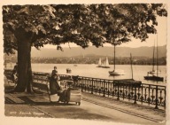 Zurich. Utoquai - ZURICH - SZWAJCARIA - SWISS - SWITZERLAND, CZYSTA, STARA